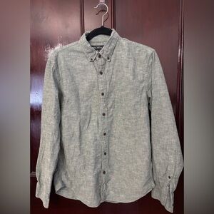 J.Crew Casual Green Button-Down Shirt for Men